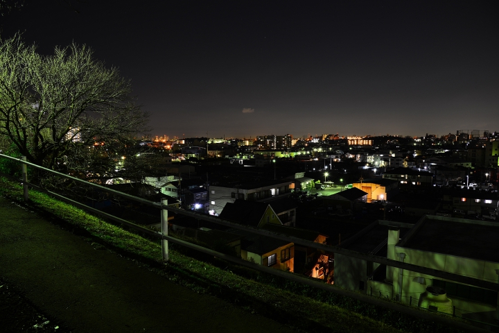 島の上公園の夜景写真 夜景ワールド